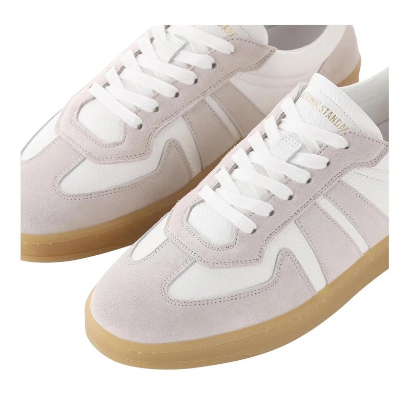 National Standard Schnürschuhe Sneaker aus Leder beige(Image 4)