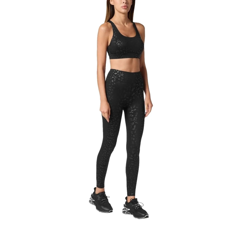 Plein Sport Top Sport Bh Leopard schwarz(Image 2)