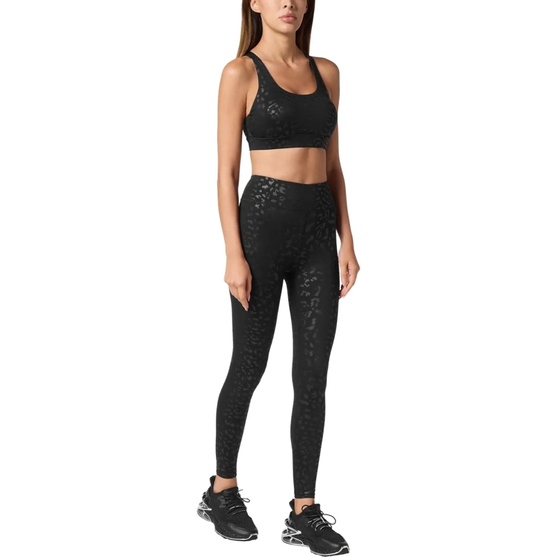 Plein Sport Top Sport Bh Leopard schwarz(Image 3)