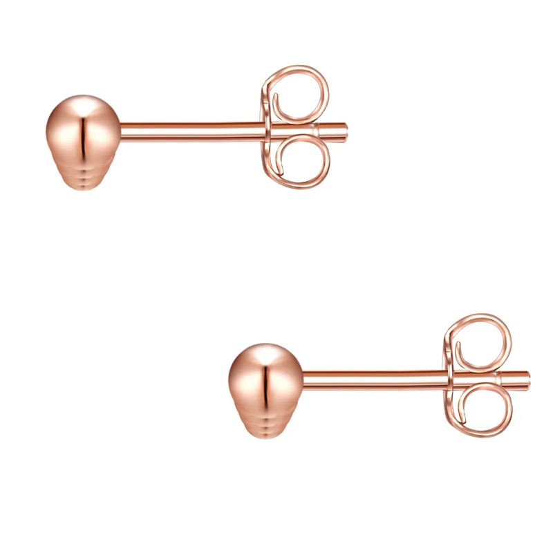 Glanzstücke München Ohrstecker Sterling Silber Ohrstecker rosegold(Image 3)