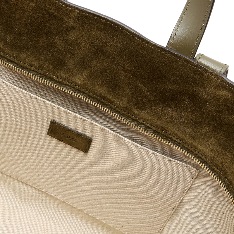 A.P.C. Shopper Le Drummer Jad Dark Khaki(Image 4)