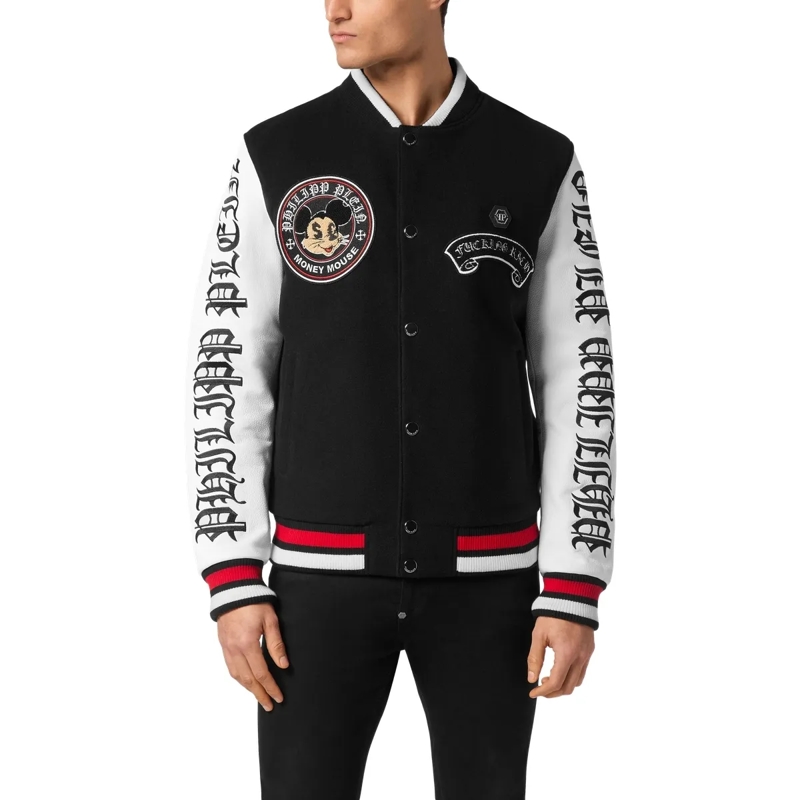 Philipp Plein Daunenjacke Bomberjacke schwarz(Image 3)