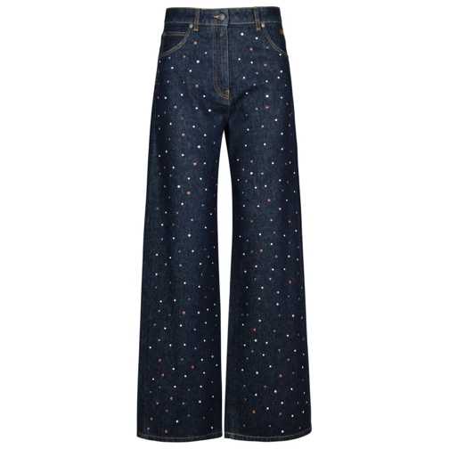 MSGM Blue Cotton Jeans Blue Jeans