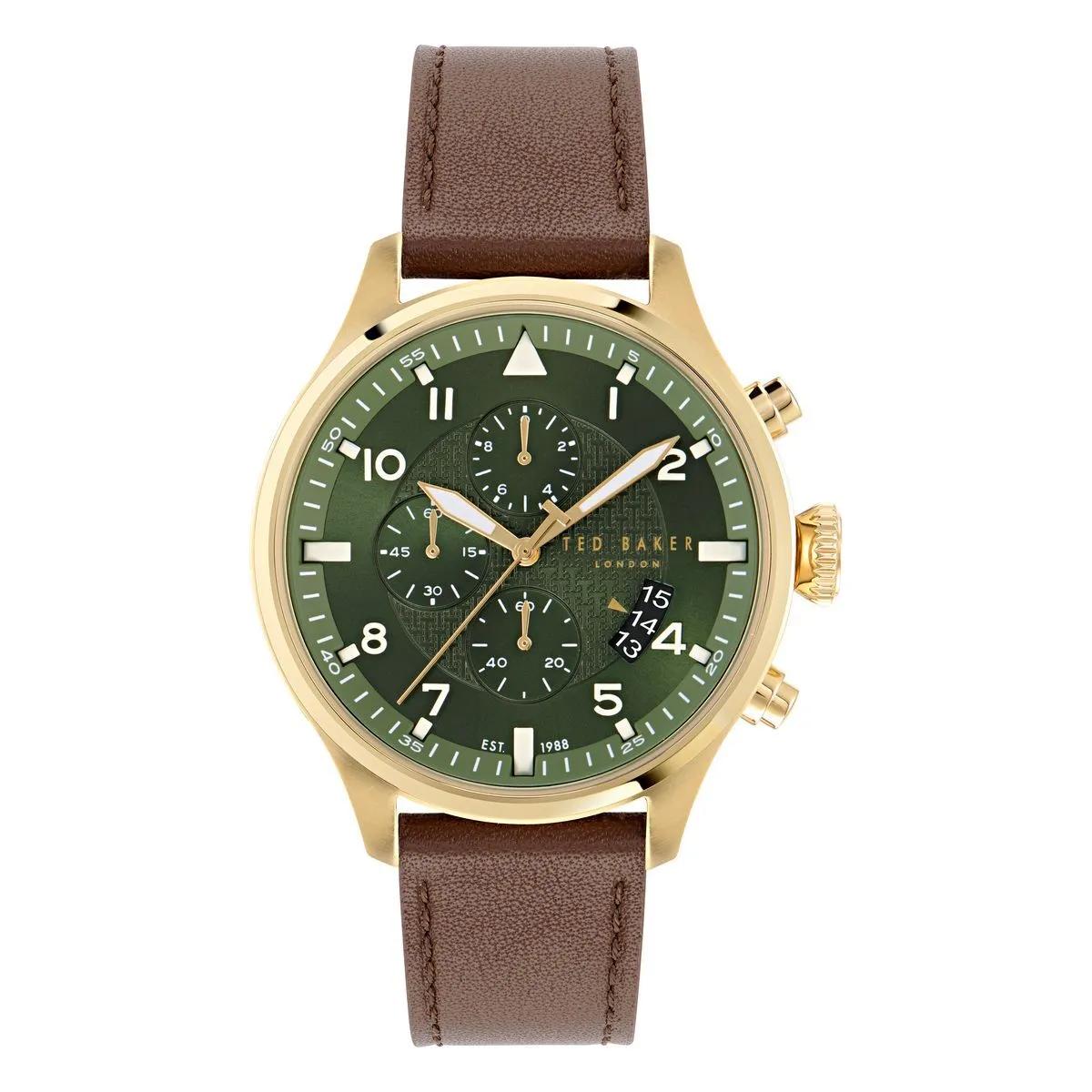 Ted Baker Uhren - Quarz Analog Uhr Fulmaar - Gr. unisize - in Braun - für Damen und Herren