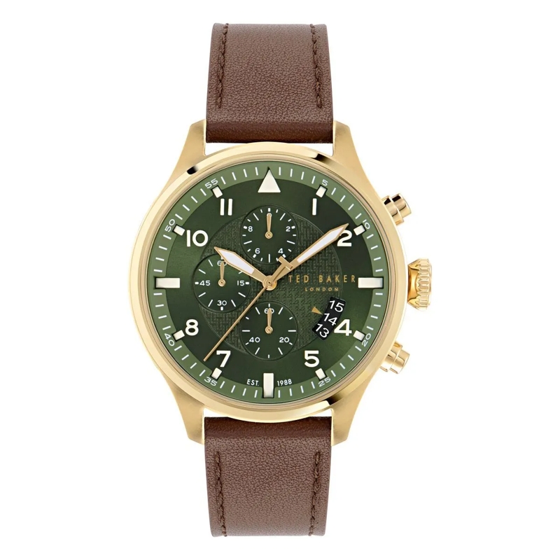 Ted Baker Automatikuhr Quarz Analog Uhr Fulmaar braun