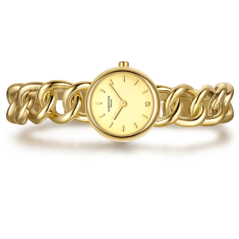 Glanzstücke München Automatikuhr Damen Armbanduhr Metall-Legierung gold(Image 3)