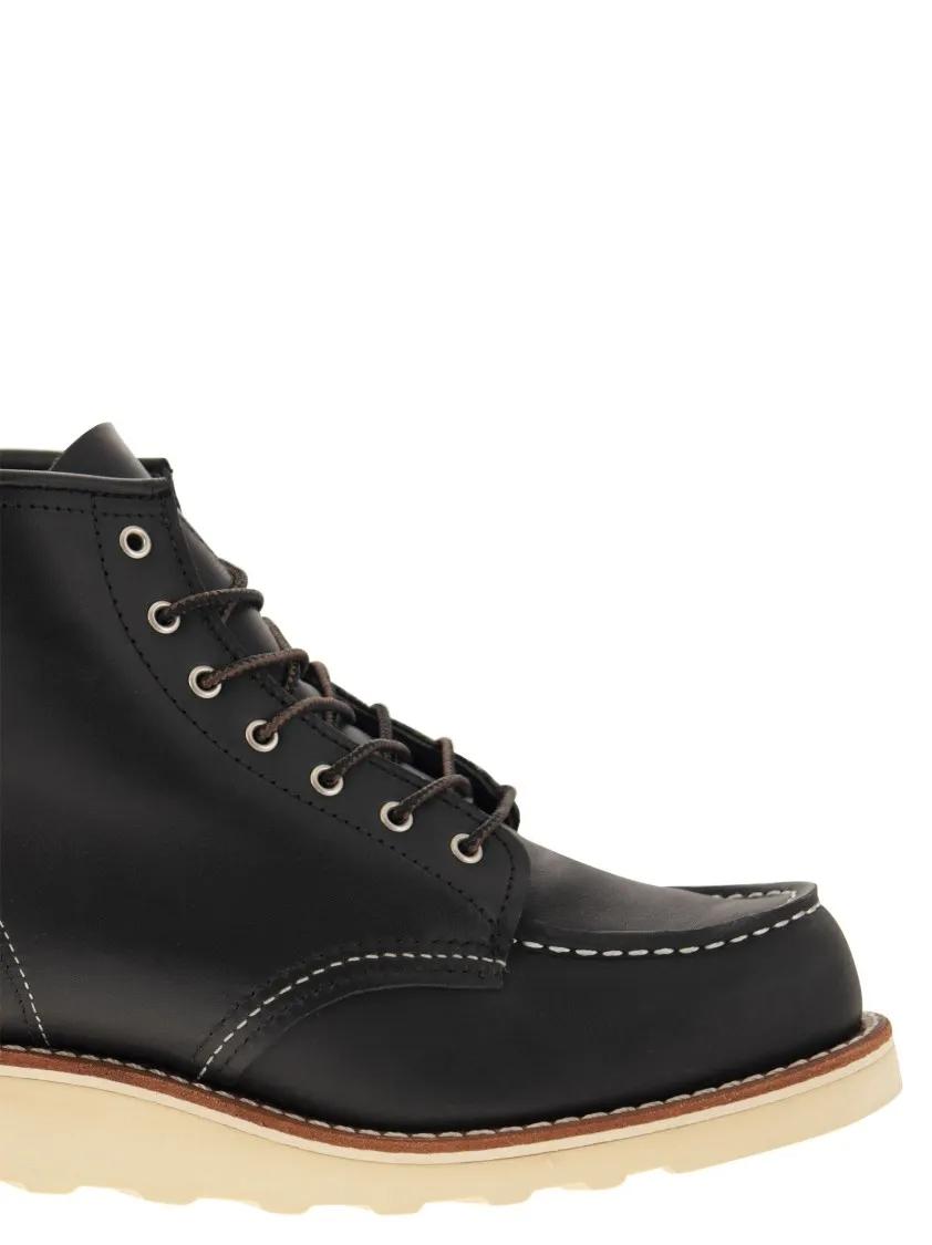 Thumbnail - REDWING Stiefel - Classic Moc - Leather Ankle Boot - Gr. 8 - in Schwarz - für Damen