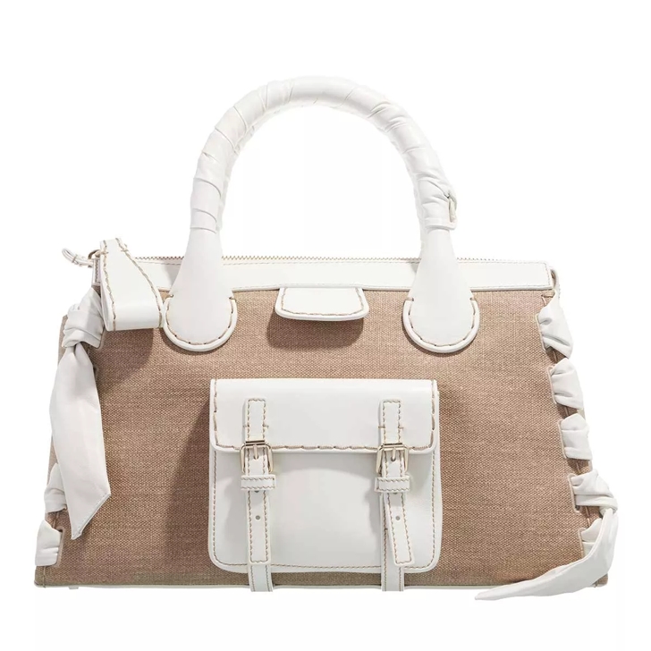 Chlo Shoulder Bag White Tote