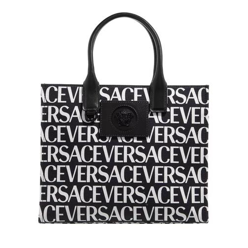 Versace Shopper Versace On Repeat Black Draagtas