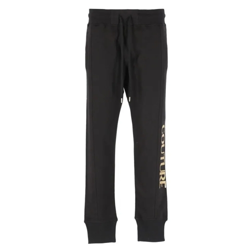 Versace Jeans Couture Trousers With Logo Black Jogginghosen