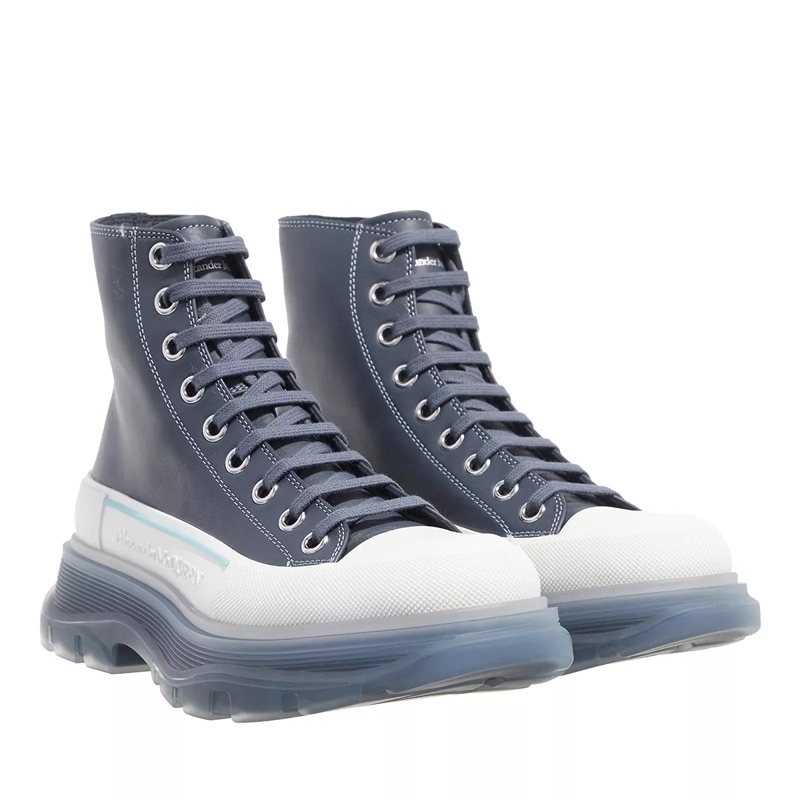 Alexander McQueen Schnürstiefel Boots Kosmos  Antique Silver