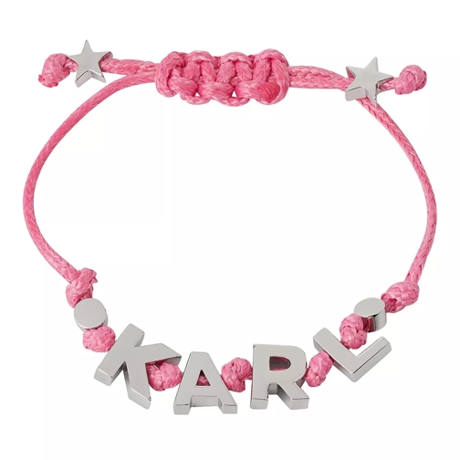 Karl Lagerfeld K/Summer Woven Letters A510 Pink Armband