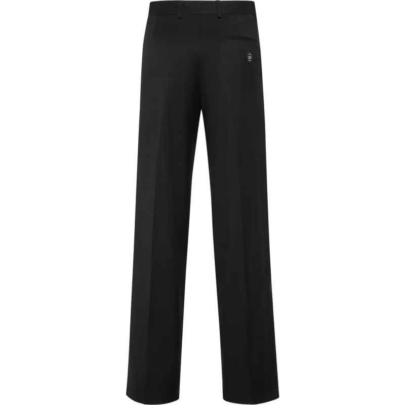 Philipp Plein Hose Hose Mit Weitem Bein schwarz(Image 2)