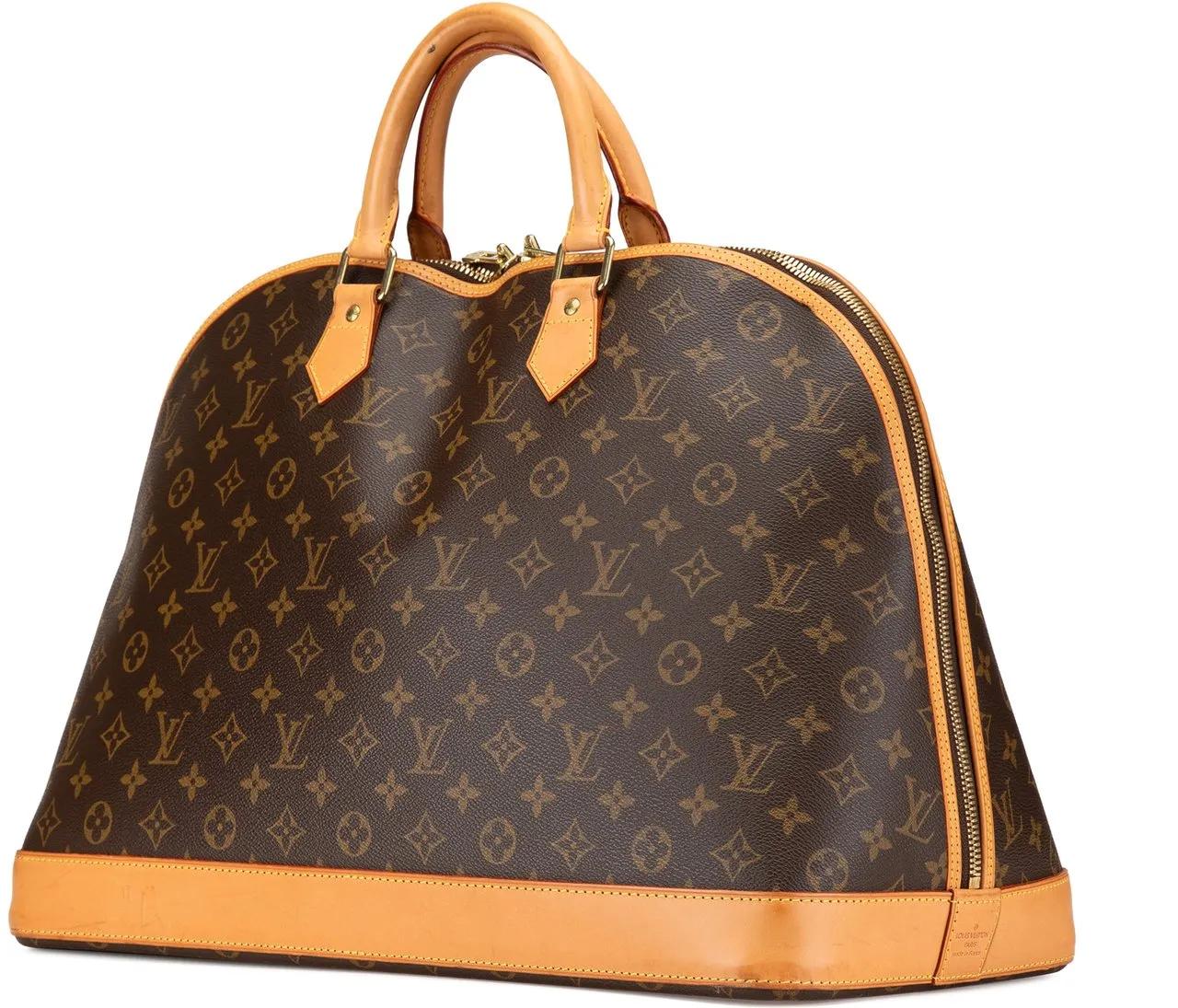 Thumbnail - Louis Vuitton Weekender - 2004 Monogram Alma Voyage MM - Gr. unisize - in Braun - für Damen