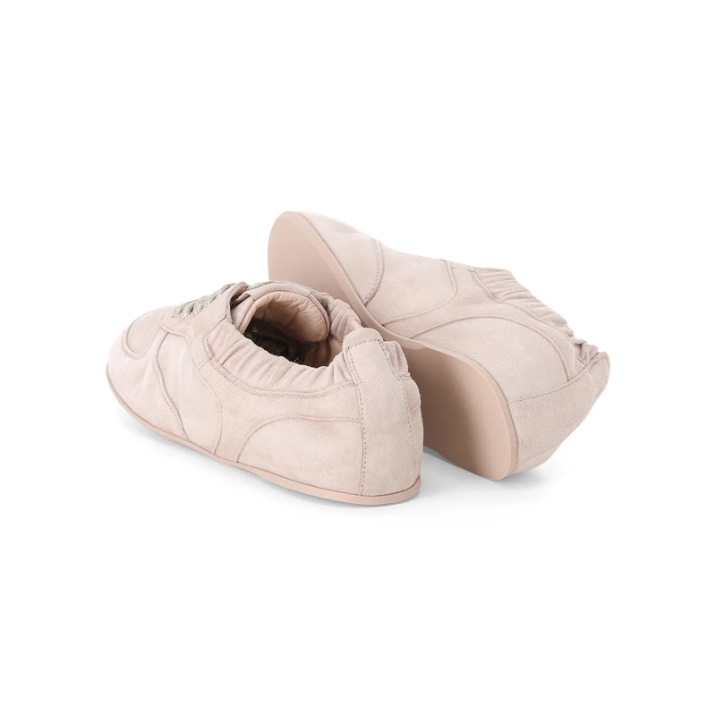 Agl Schnürschuhe Sneaker aus Veloursleder pink(Image 2)