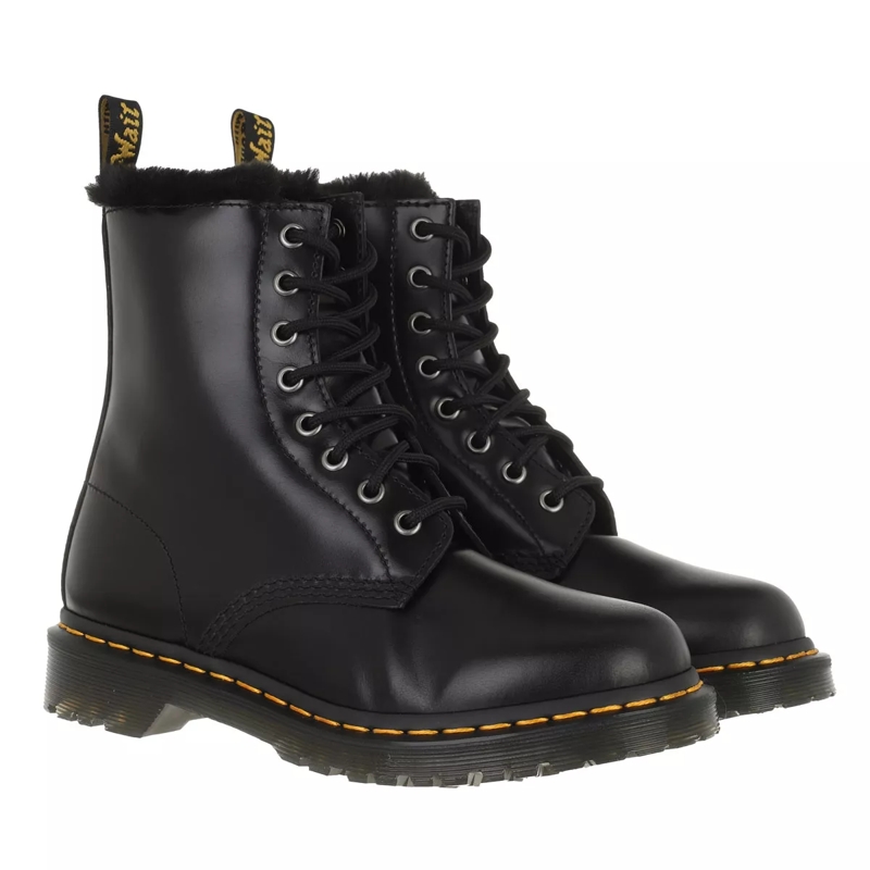 Dr. Martens Bottes à lacets 1460 Serena Dark Grey Atlas