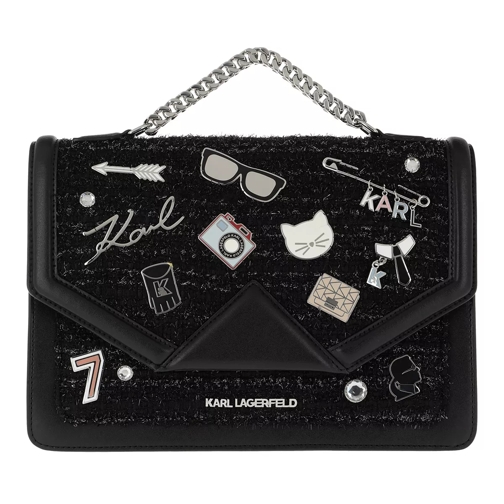 Karl Lagerfeld K/Klassik Pins Shoulderbag Black Borsa a tracolla