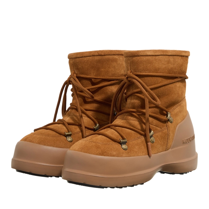ブーツその他 MOON BOOT Luna Low Suede Boots Cognac Moon Boot Luna Low Suede in Cognac – anitahass.com