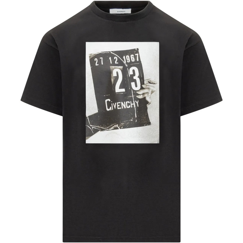 Givenchy T-shirt T-shirt Grafica Vintage schwarz