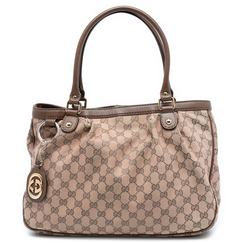 Gucci Shopper GG Canvas Sukey Tote braun