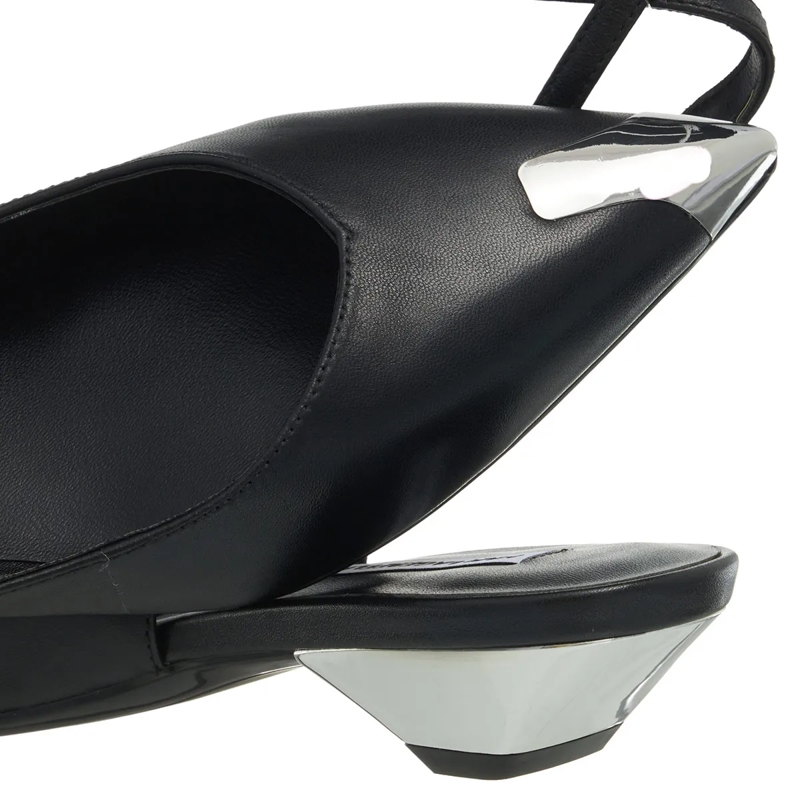 Karl Lagerfeld Pumps Millie Ankle Sling Black Lthr(Image 5)