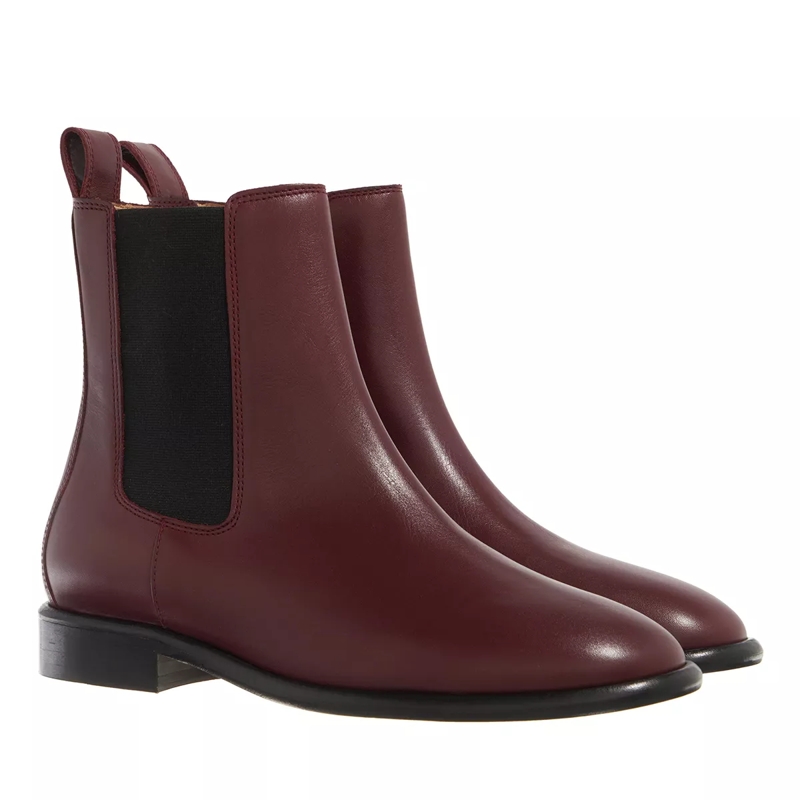 Isabel Marant Chelsea Boots Galna Boots Burgundy