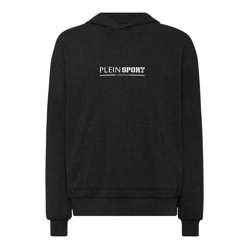 Plein Sport Top Hoodie schwarz