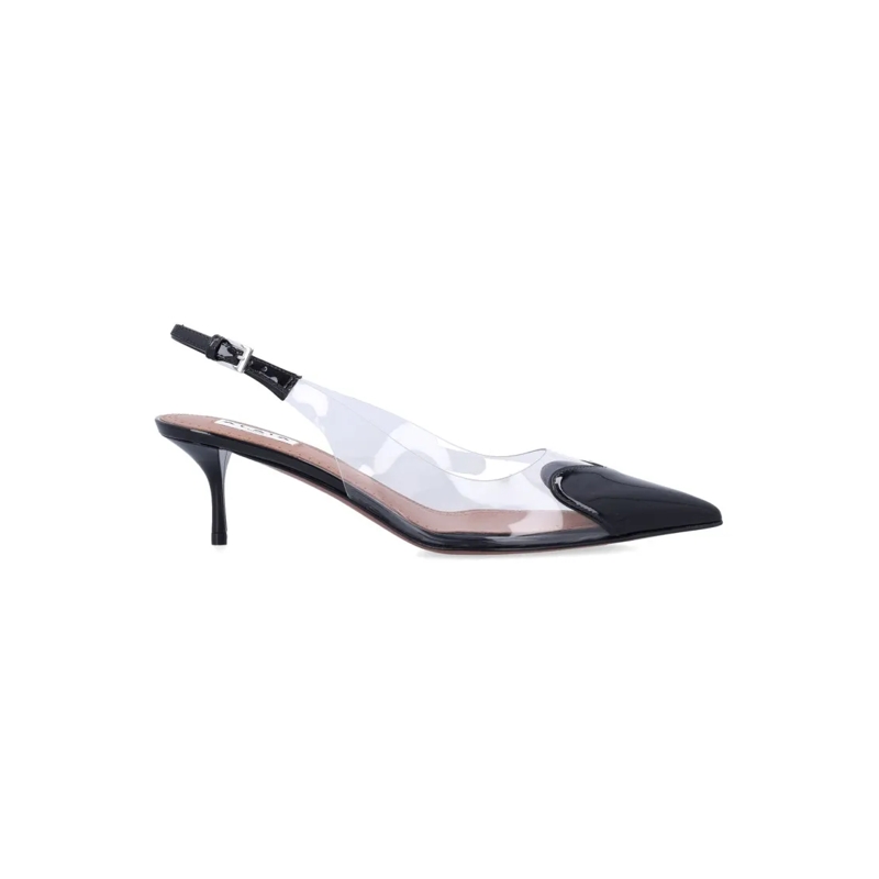 Alaia Pumps Le Coeur Slingback White