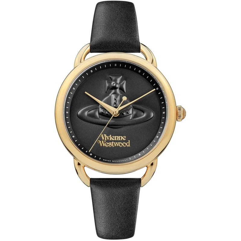 Vivienne Westwood Chronographe Carnaby Orb Logo 32mm Quartz Watch schwarz