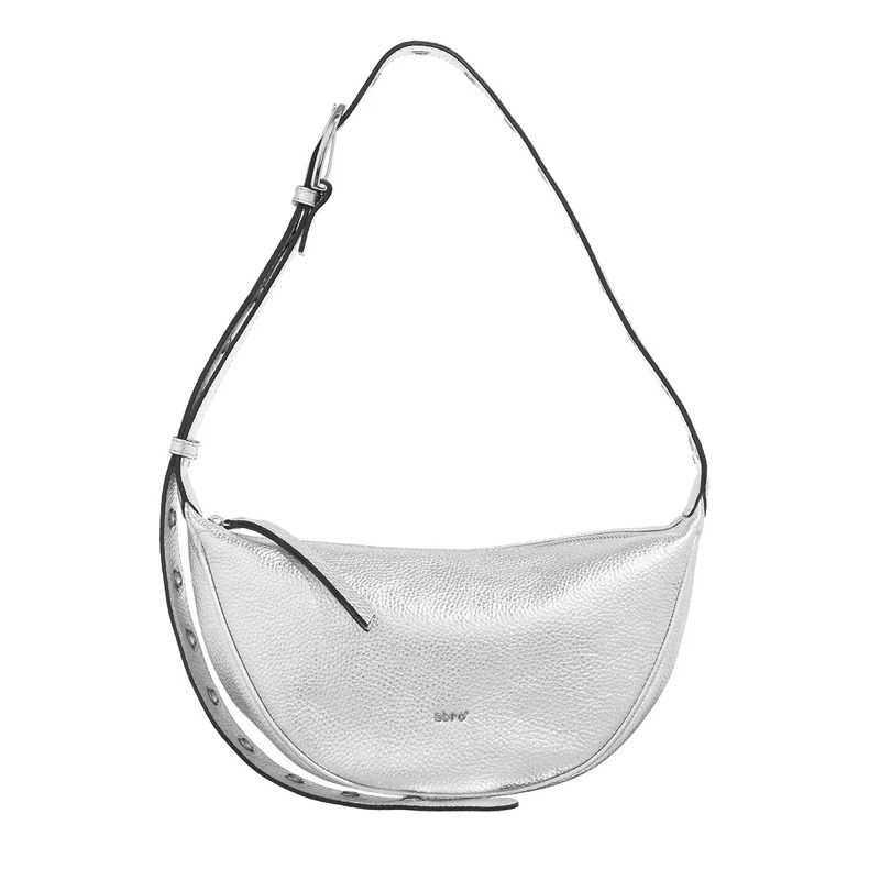Abro Schultertasche Beutel By My Side Small Silver