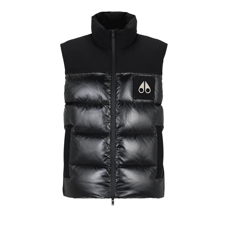 Moose Knuckles Gilet Moose Knuckles Victory Peak Vest Bodywarmers Zwart schwarz