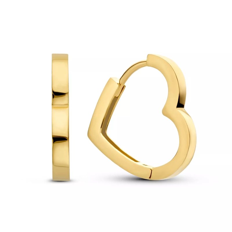 Isabel Bernard Créoles Belleville Amore 585 Gold Ohrringe Gold