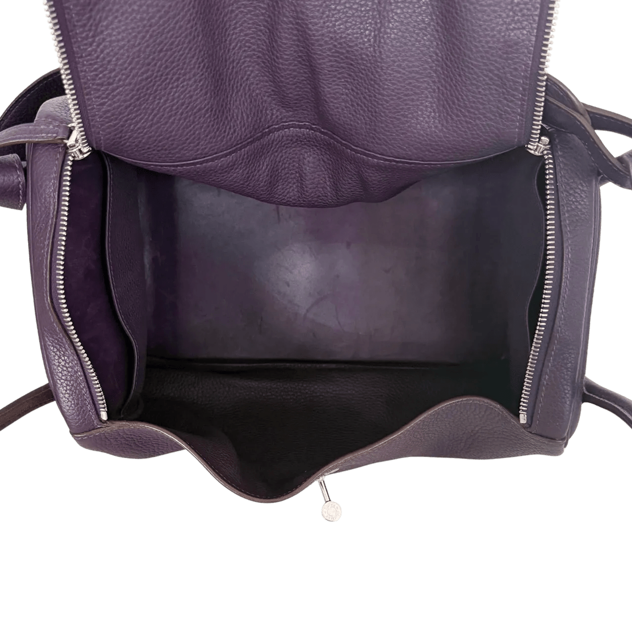 Thumbnail - Hermès Hobo Bags - Hermes Lindy 34 Taurillon Clemence purple/ good - Gr. unisize - in Orange - für Damen