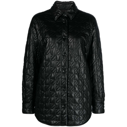 MSGM Übergangsjacke Diamond Quilting Jacket Black