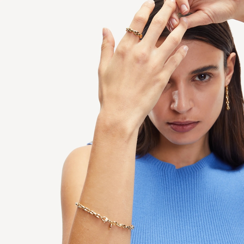 Liebeskind Berlin Armband Edelstahl The Nugget gold(Image 2)