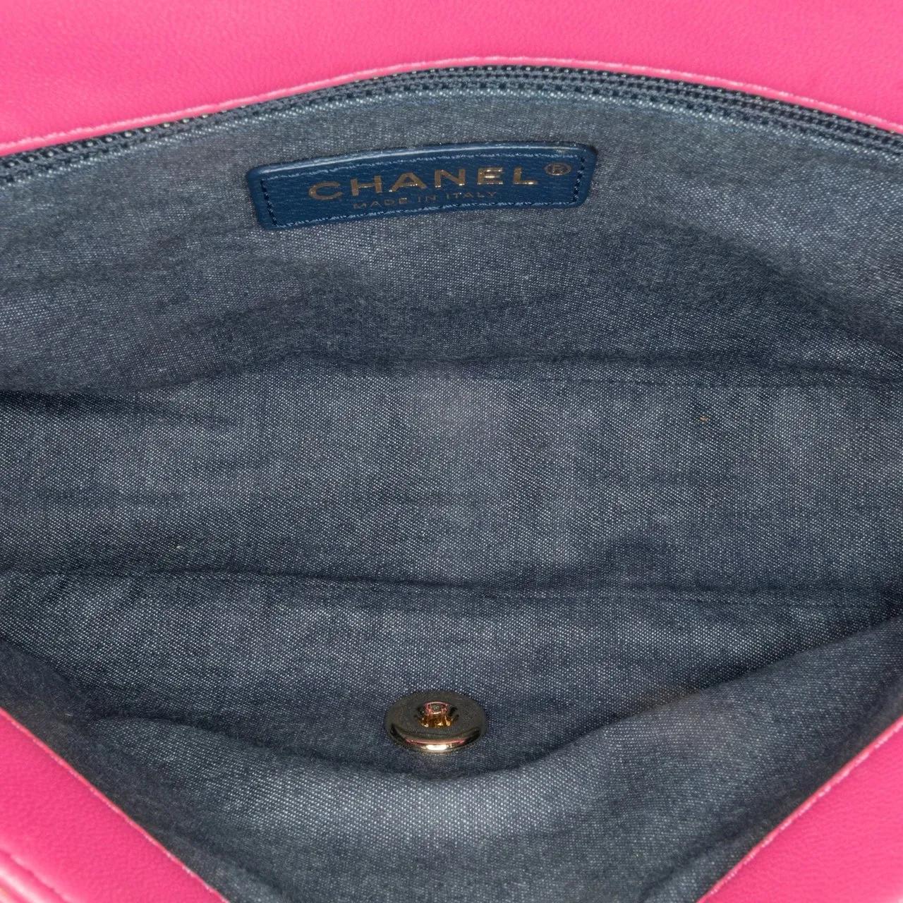 Thumbnail - Chanel Hobo Bags - Small Lambskin Elegant Chain Single Flap - Gr. unisize - in Gold - für Damen