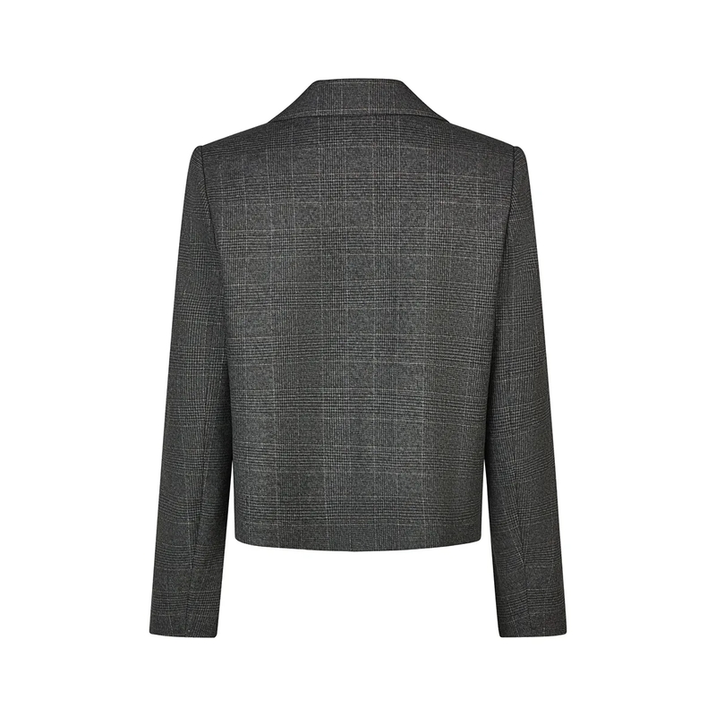 Marc Aurel Blazer Verkürzter Blazer mit Glencheck schwarz(Image 5)