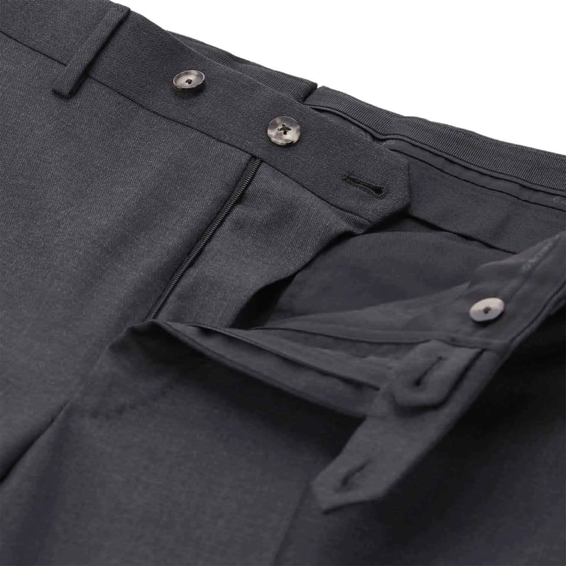 Emanuela Caruso Anzugkombination Zweiteiliger Anzug Aida aus Wolle grau(Image 5)