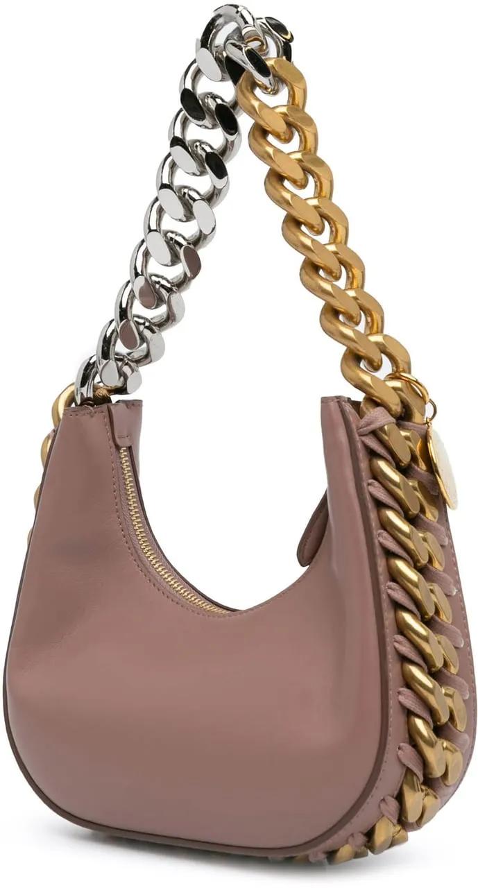 Stella Mccartney Totes & shoppers Mini Frayme Zipped Satchel in bruin