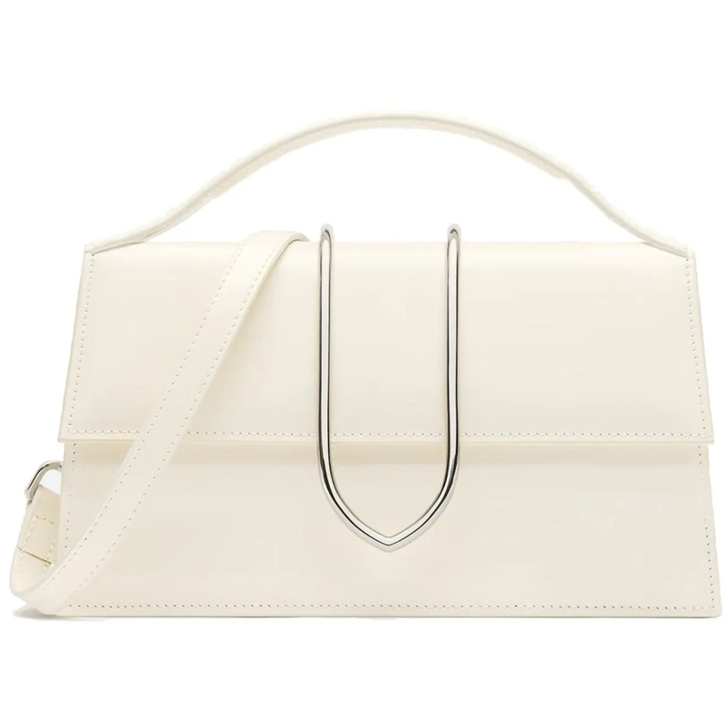 Jacquemus Tote Jacquemus Le Grand Bambino Shoulder Bag weiß