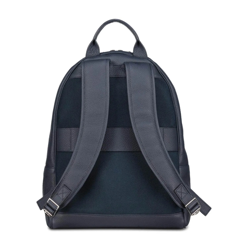 Santoni Rucksack Rucksack aus Leder blau(Image 2)