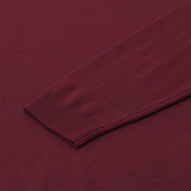 Roberto Collina T-Shirt Strickpullover mit V-Ausschnitt schwarz(Image 6)