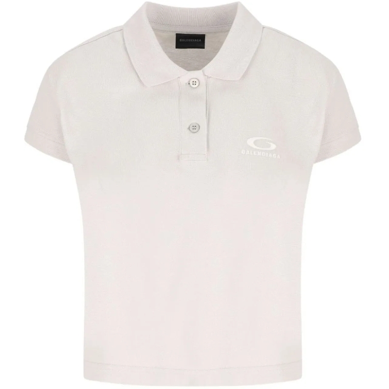 Balenciaga Polohemd T-Shirts And Polos White weiß