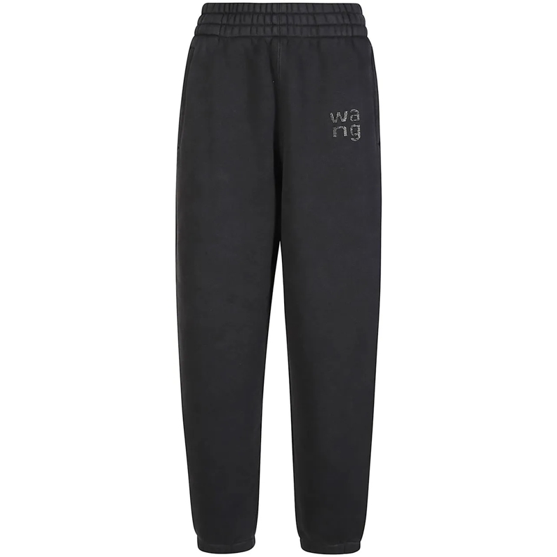 Alexander Wang  Hotfix Logo Sweatpant Grey grau