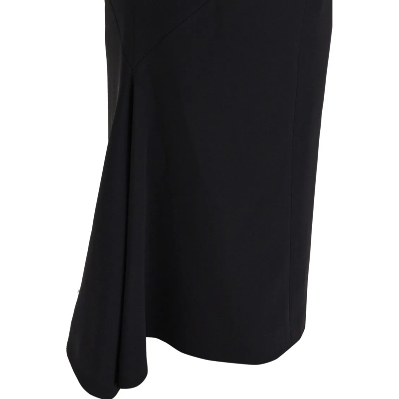 Givenchy Mini-robe Draped Detail Midi Dress With Fitted Silhouette Black(Image 8)