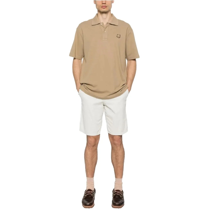 【Maison Kitsune】 Bold Fox Head Patch Comfort Polo BOLD FOX HEAD PATCH COMFORT POLO | Maison Kitsuné