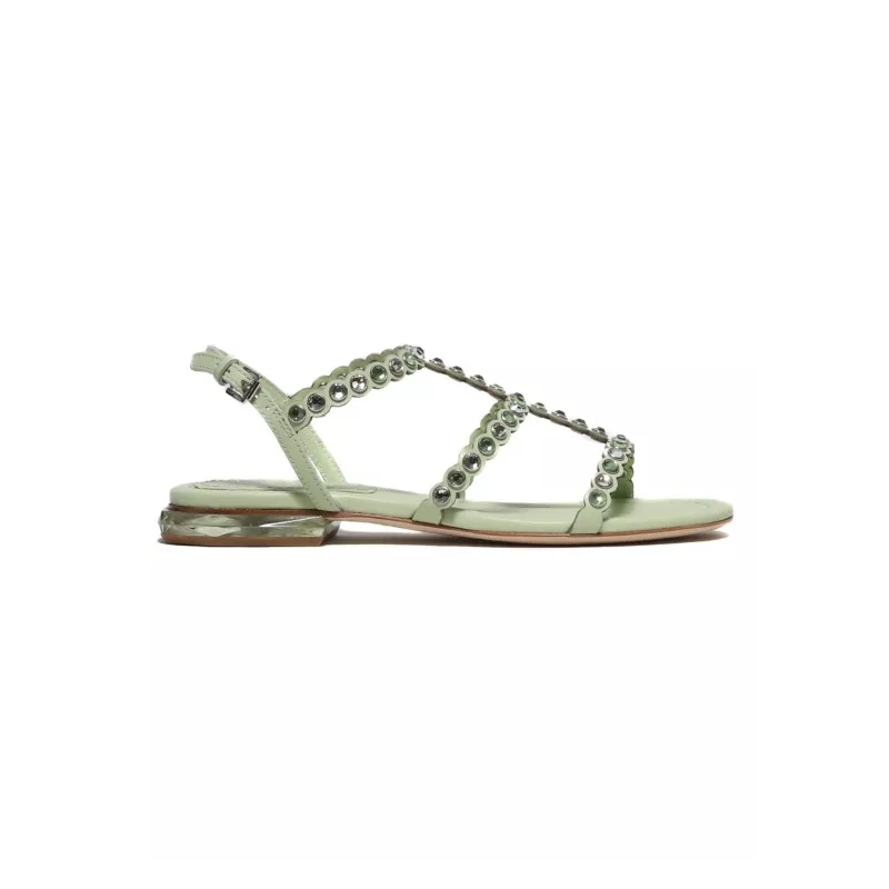 Ash Sandalen Saphir Model Sandal In Green Leather Green