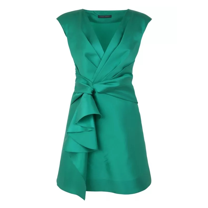 Alberta Ferretti Kleid Water Green Mini Short Dress Green