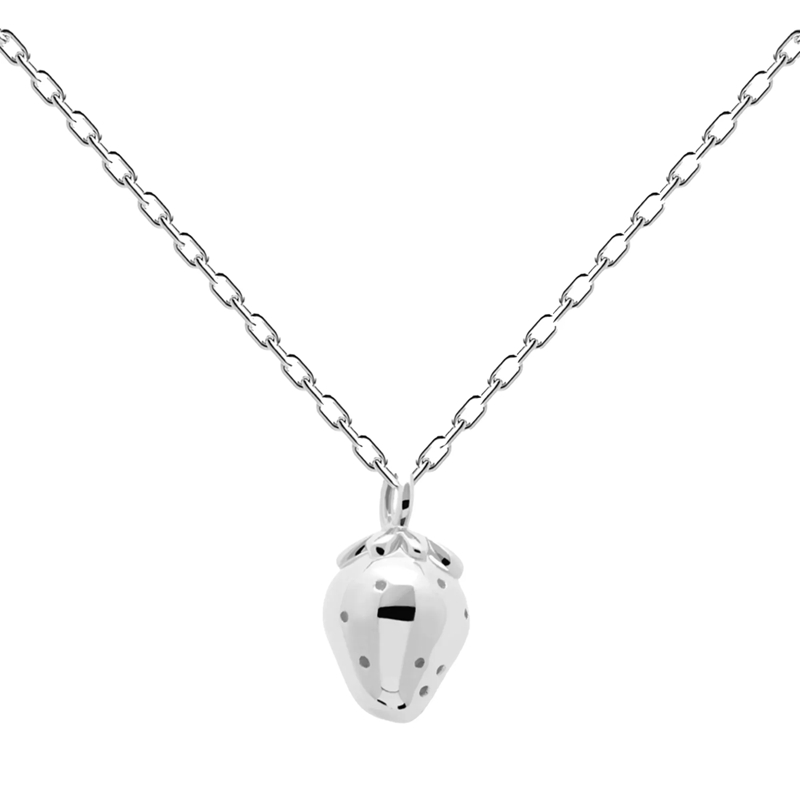 PDPAOLA Mittellange Halskette 925er Sterlingsilber Halskette silber