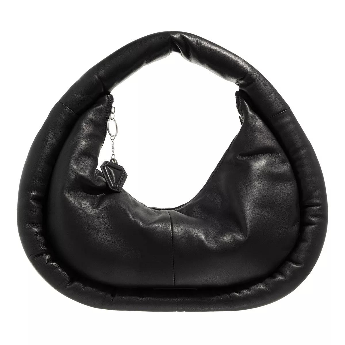 LESVISIONNAIRES Hobo Bag - Romy Puffy Leather - Gr. unisize - in Schwarz - für Damen